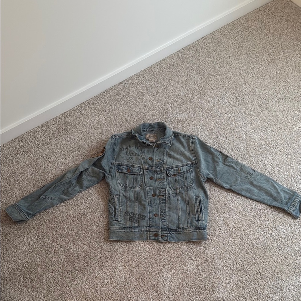 Ralph Lauren Men's Distressed Denim Jacket